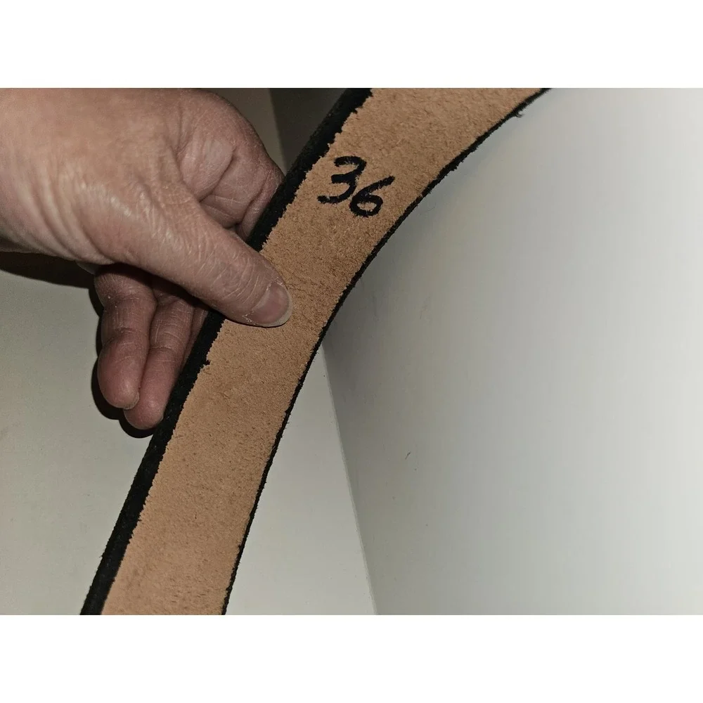 All Leather Brown Badic‎ Belt Size 36